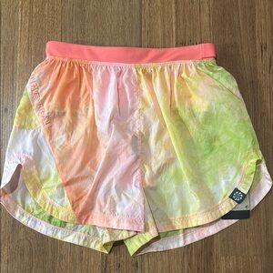 Nike Pink and Orange Athletic Shorts with Lightweight Fabric